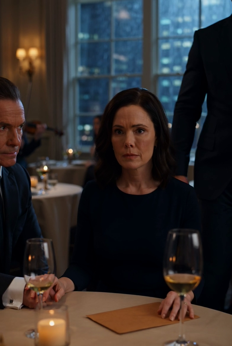 He Threatened Her at Dinner, Then the Silent Stranger Stood Up
