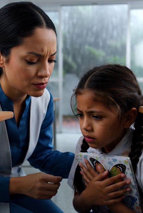 La Niña Rogó No Irse y Su Profesora Encontró la Libreta Azul