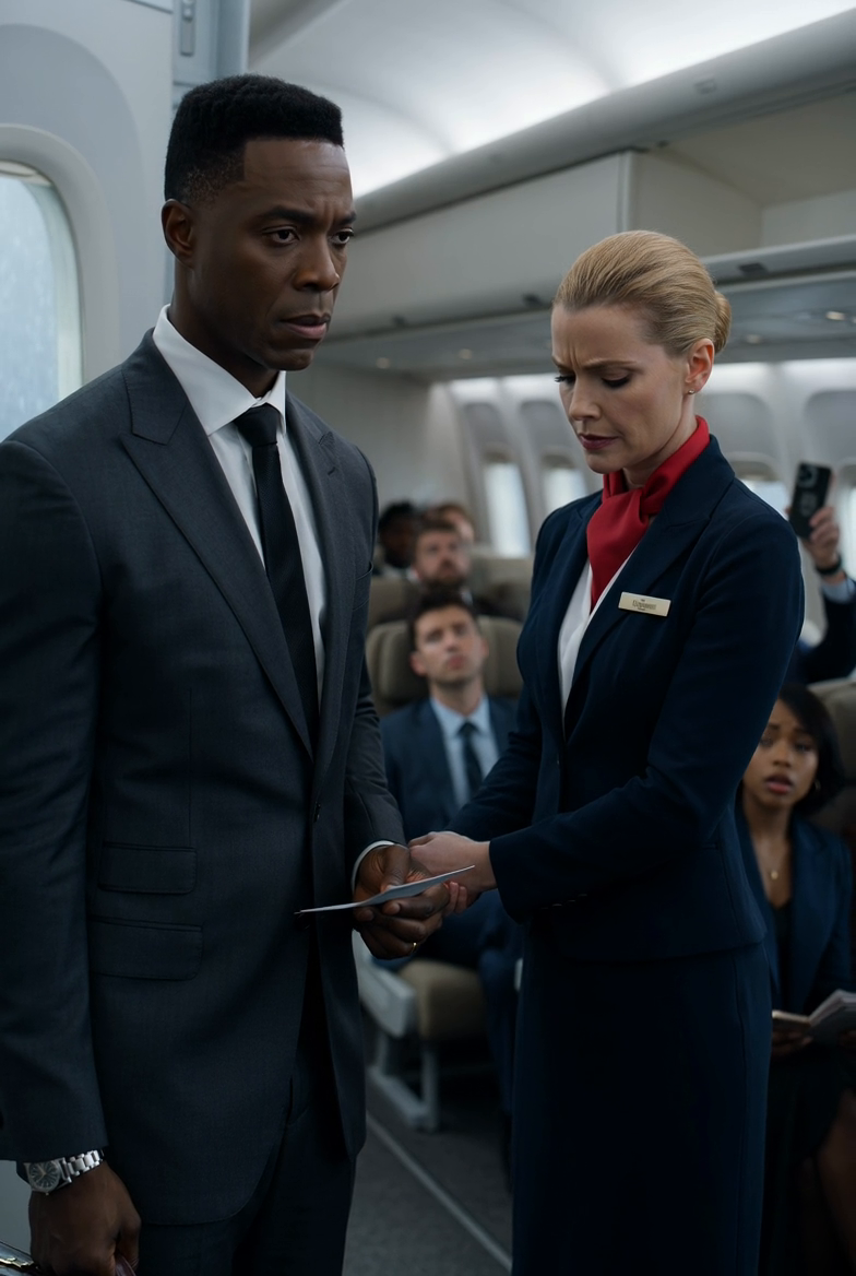 Flight Attendant Humiliated Him in First Class, Then His Name Hit the News